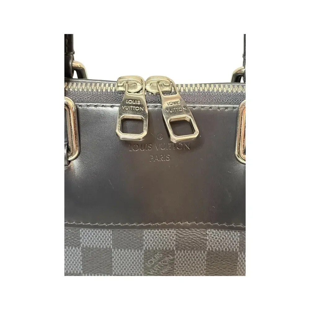Louis Vuitton Porte-Documents Jour Damier Graphite Briefcase Laptop Bag w/Strap